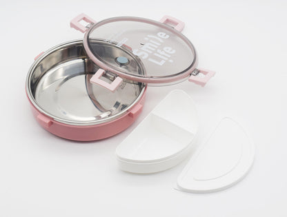 round shape bento lunch box
